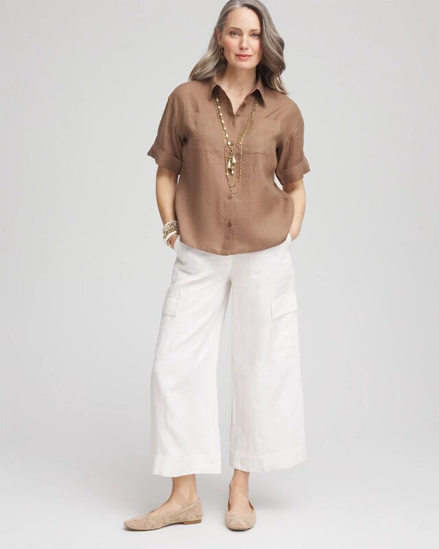 Linen Camp Shirt - image 2
